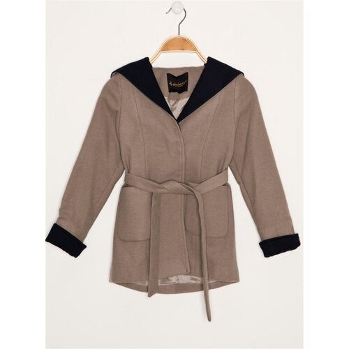 Dewberry Z8002 GIRLS COAT-BEIGE Cene