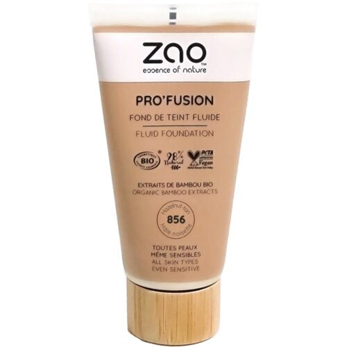 Zao Pro'Fusion Fluid Foundation - 856 Hazelnut Tan Cene