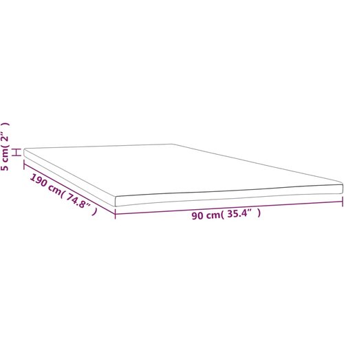  Nadmadrac 90x190x5 cm Slike
