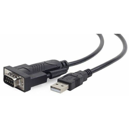 Gembird UAS-DB9M-02 USB to DB9M serial port converter kabl black 1.5m kabal Slike