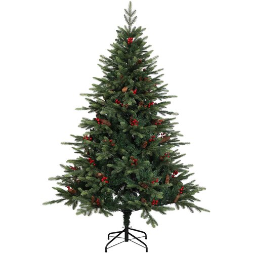  Umjetno božićno drvce s kuglicom 180 cm 300 LED lampica Slike