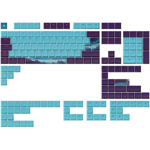Dark Project Night Sky Keycaps [ANSI &amp;amp; ISO], (20931162) Slike