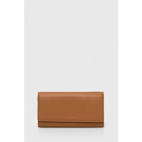 Marc O'Polo Usnjena denarnica ženska, rjava barva, 40319905801114