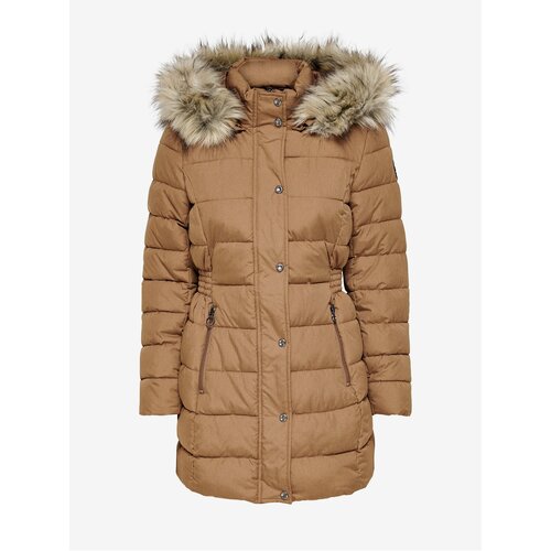 Only Women's Quilted Coat Brown New Luna - Women Cijene