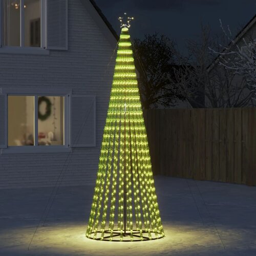 vidaXL Svjetleći stožac za božićno drvce 688 LED topli bijeli 300 cm Cijene
