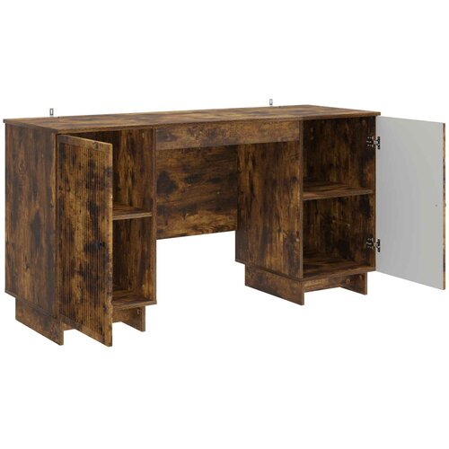  Stol Dimljeni hrast Konstruirano drvo 142,5 x 50 x 75 cm Slike