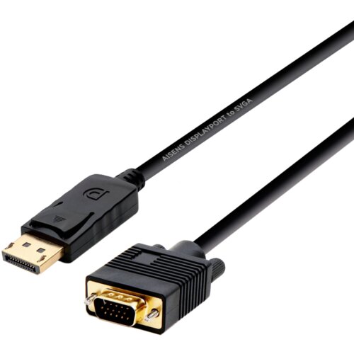 AISENS Kabelski konsor DisplayPort A VGA DP M-VGA M Negro 2.0M, (21091084) Cene