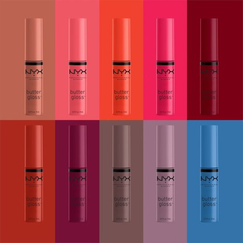 NYX Professional Makeup Butter Gloss sijaj za ustnice odtenek 35 Bit Of Honey 8 ml Slike