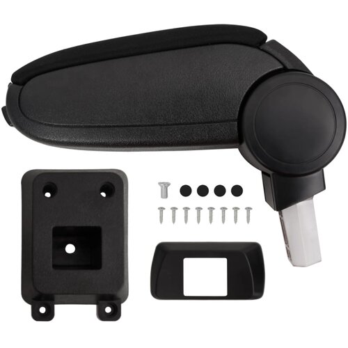  Naslon za ruke za automobil crni 12x33x(24-42) cm ABS Cene