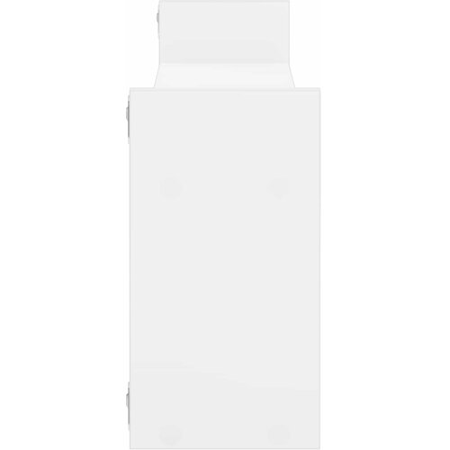  Zidna polica Bijela 90 x 17 x 32 cm Prerađeno drvo Slike