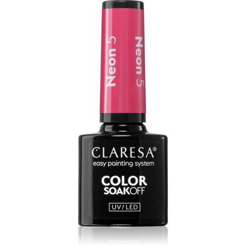 Claresa SoakOff UV/LED Color Neon gel lak za nohte odtenek 5 5 g Cene