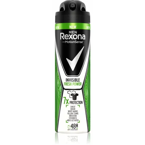 Rexona Invisible Fresh Power antiperspirant u spreju za muškarce 150 ml
