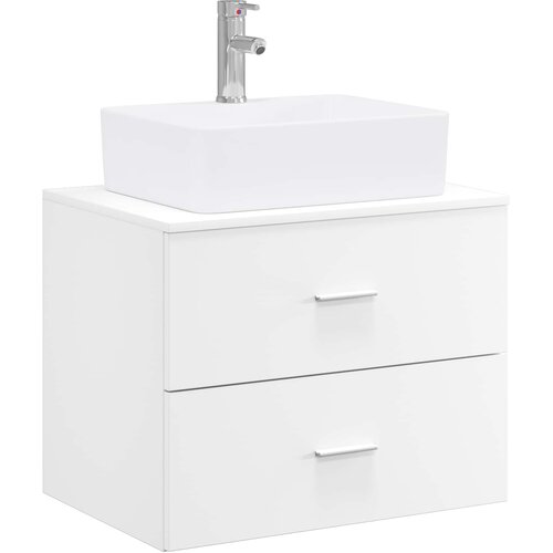  Set namje&amp;scaron;taja za kupaonicu Bijela Konstruirano drvo 62.5 x 44.5 x 50 cm Slike