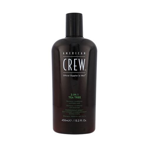 American Crew 3-IN-1 tea tree šampon, regenerator i gel za tuširanje u jednom 450 ml za muškarce Cijene