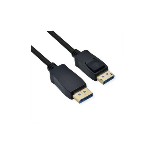 Roline DisplayPort priključni kabel DisplayPort utikač 3 m crna 11046003 DisplayPort kabel Cijene