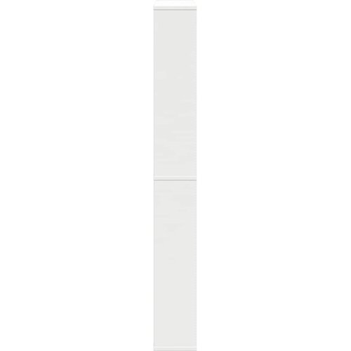  za cipele s 4 razine i ogledalom 63x17x134 cm bijeli Slike