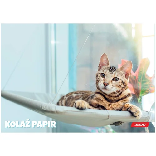 Target kolaž papir a4 20 listova 100gr. animal baby 26066