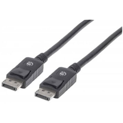 Manhattan kabel DP-DP M/M, 4K@60Hz, 1m, crni 306935 Slike