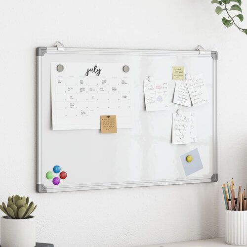 vidaXL magnetna tabla 80x60x1,7 cm aluminij Cene