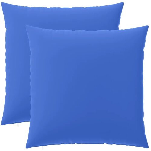  Jastuk s jastukom HEERLEN 2 kom. Kraljevsko plava Poliester - Kraljevski plava 60 x 60 cm 2 Slike