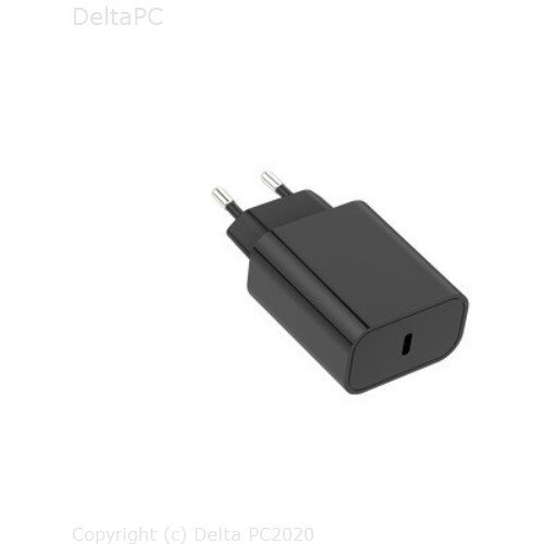 Univerzalni punjac za smartphone Gigatech XW100, C izlaz, 20W, crni Slike