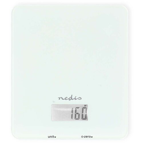Nedis KASC800WTW digitalna kuhinjska vaga digitalni Opseg mjerenja (kg)=5 kg bijela 191 x 166 x 19 Cijene