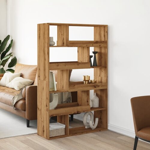 Sobna pregrada boja hrasta 100x33x156,5 cm konstruirano drvo Slike