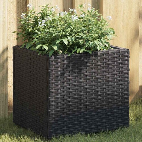  Vrtne sadilice 2 kom crna 36 x 30 x 32 cm od poliratana Slike