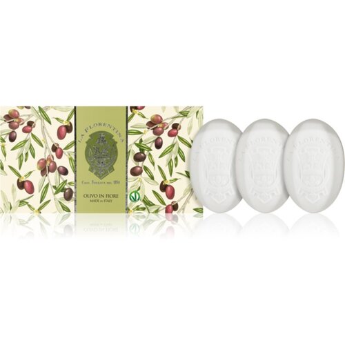 La Florentina Olive Flowers Hand Soap set trdih mil z oljčnim oljem 3x150 g Cene