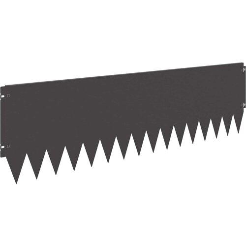 vidaXL Robovi trave 20 pcs 103 x 30 cm Jeklo Črna, (5000301640) Cene