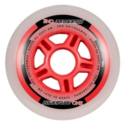 Powerslide One Complete 80 mm 82A Inline Wheels + ABEC 5 + 8 mm Spacer 8 pcs Cene