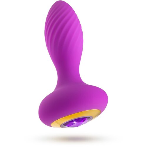 Blush Oh My Gem – vibrirajući analni čep s draguljem (ljubičasti) Cijene