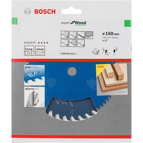 Bosch list kružne testere Expert for Wood 150 x 20 x 2,6 mm, 36 - 2608644012 Slike