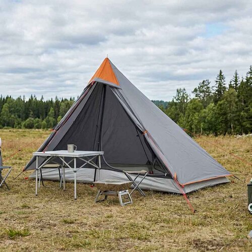Šator za planinarenje Siva i narančasta 222 x 85 x 125 cm Cijene