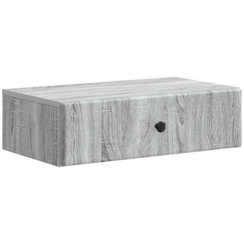 Stolna Stenska stranska miza Siva Sonoma 59 x 34,5 x 17 cm, (5000232393) Slike