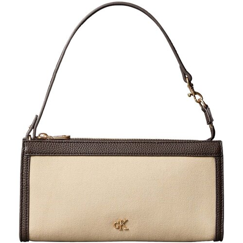 Calvin Klein Jeans Ročne torbice Ck Canvas Convertible Pouch Zelena Cene