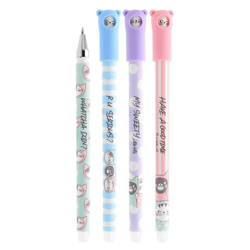 M&amp;amp;G Olovka gel sa gumicom 0.5mm CRYSTAL BLUE C5277 Slike