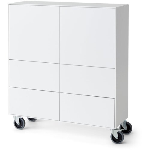 Hammel Furniture Bela visoka komoda 91x103 cm Edge by Hammel - Hammel Furniture Cene