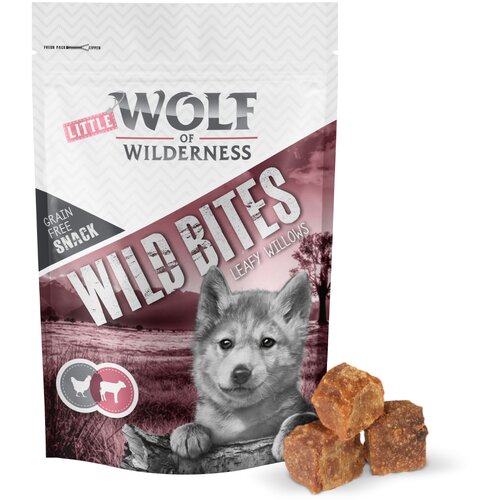 Wolf of Wilderness grickalice - Wild Bites Junior 180 g - Leafy Willows - teletina Slike