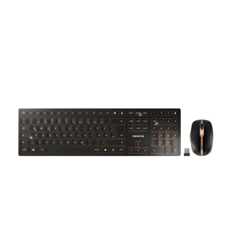 Cherry DW 9100 SLIM tipkovnica Mi&scaron; priložen RF bežični + Bluetooth QWERTZ Njemački Crno Cene