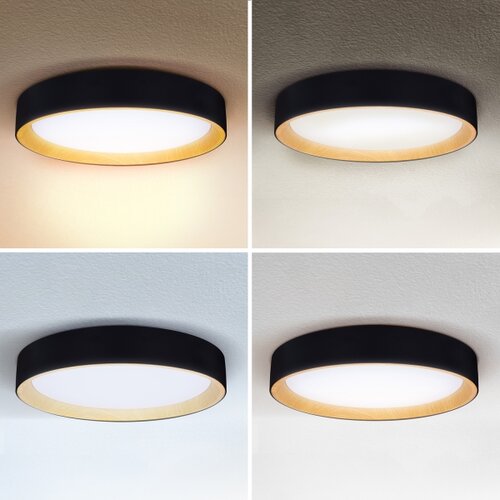  Brilagi-LED prigu&amp;scaron;iva svetiljka LARIOS LED/60W/230V 3000-6500K prečnik 49 cm crna + daljinski upravljač Slike