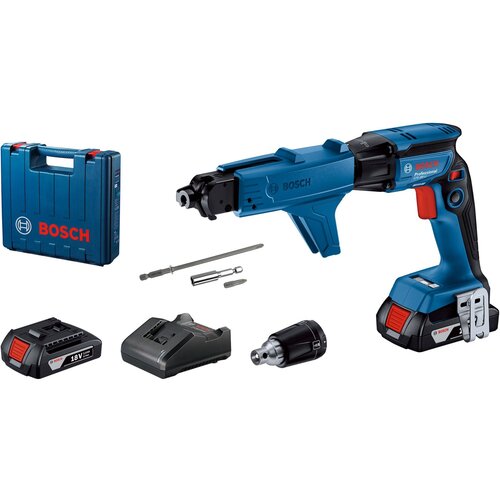 Bosch GTB 185-Li akumulatorski odvrtač za suvu gradnju, 2x2,0 Ah + nastavak sa magacinom za vijke GMA 55, 06019K7022 Cene