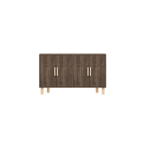 Hanah home komoda roger walnut Slike