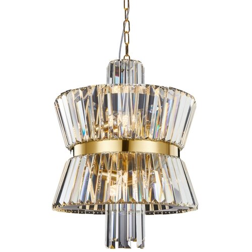  Luster na lancu AURELIA 8xE14/40W/230V zlatna Slike