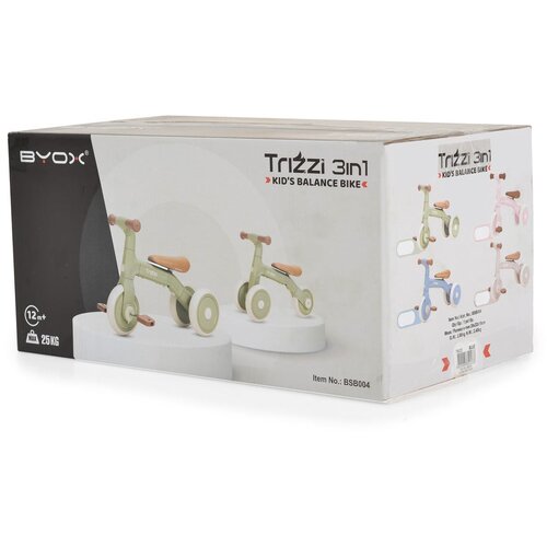 Byox Trizzi balans bicikl 3u1, plavi Slike