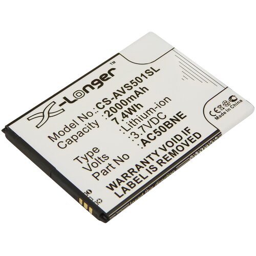 AVIZAR Baterija 3,7 V za pametni telefon Archos 50b Neon, združljiva z AC50BNE, 2000 mAh, Bela, (5000221096) Cene