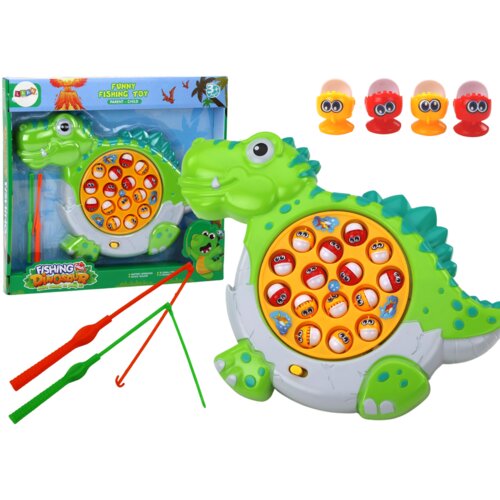  Arkadna igra sa &amp;scaron;tapovima i magnetnim dinosaurima - zeleni Slike