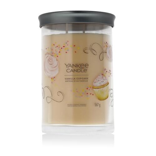 Yankee Candle Signature Vanilla Cupcake Tumbler 567 g di&amp;scaron;eča svečka Slike