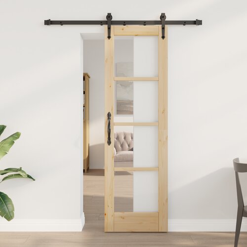 vidaXL drsna vrata z ORKDAL hardware setom 61x198.5 cm Cene