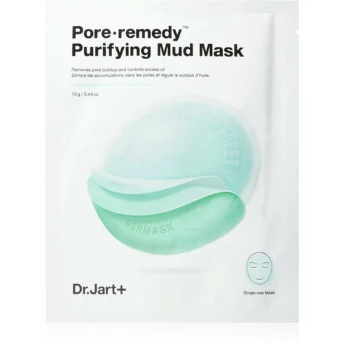 Dr.Jart+ Pore Remedy™ Purifying Mud Mask čistilna maska iz blata proti sijaju in razširjenim poram 13 g